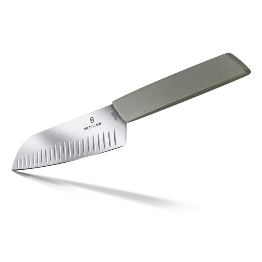 Victorinox - Kuhinjski santoku nož SWISS MODERN 17 cm, zelen