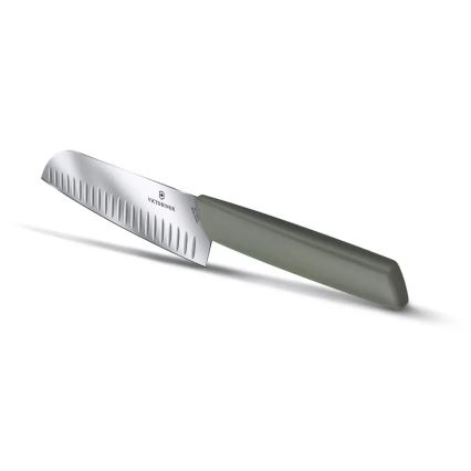 Victorinox - Kuhinjski santoku nož SWISS MODERN 17 cm, zelen