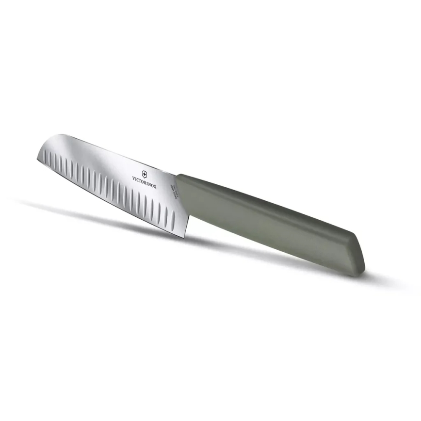 Victorinox - Kuhinjski santoku nož SWISS MODERN 17 cm, zelen