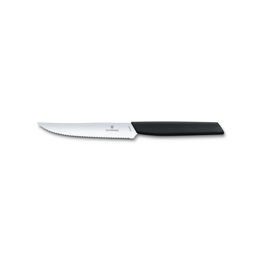 Victorinox - Set jedilnega pribora SWISS MODERN, 12-delni, črne barve
