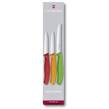 Victorinox - Set kuhinjskih nožev za zelenjavo 3 kom. mešanica barv