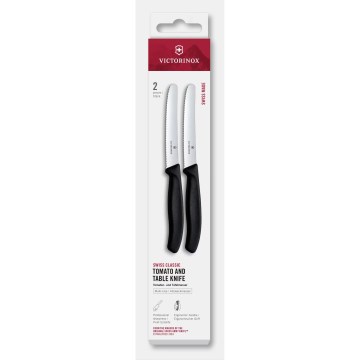 Victorinox - Set kuhinjskih nožev za zelenjavo SWISS CLASSIC 11 cm 2 kosa črna