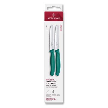 Victorinox -set kuhinjskih nožev za zelenjavo SWISS CLASSIC 11 cm 2 kosa turkizna
