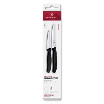 Victorinox - Set kuhinjskih nožev za zelenjavo SWISS CLASSIC 2 kosa črna