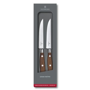 Victorinox - Set nožev za steak GRAND MAITRE, 12 cm, 2 kosa, javor