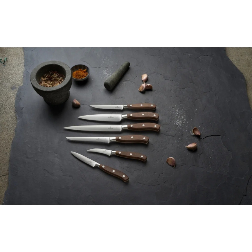 Victorinox - Set nožev za steak GRAND MAITRE, 12 cm, 2 kosa, javor
