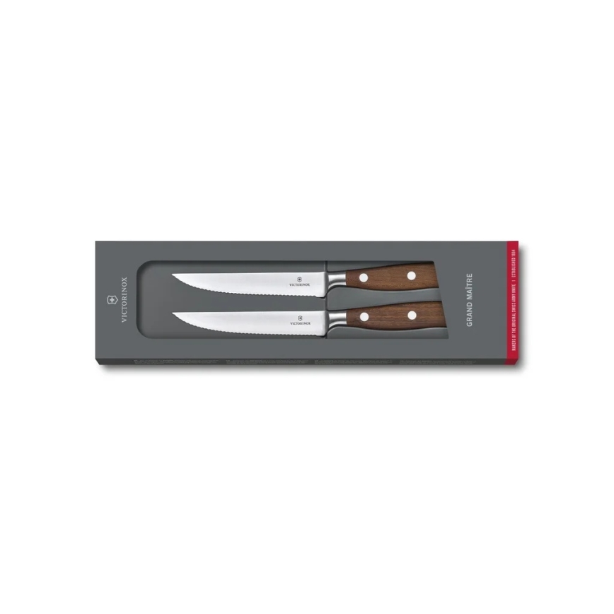 Victorinox - Set nožev za steak GRAND MAITRE, 12 cm, 2 kosa, javor