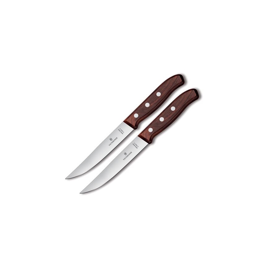 Victorinox - Set nožev za steak WOOD, 14 cm, 2 kosa, iz javorjevega lesa
