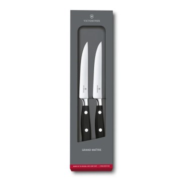 Victorinox - set nožev za zrezke GRAND MAITRE, 12 cm, 2 kosa, črna