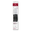 Victorinox - SWISS CLASSIC 3-delni komplet nožev za zelenjavo v črni barvi