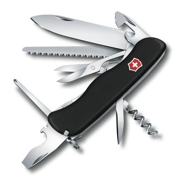 Victorinox - Večnamenski žepni nož 11,1 cm/14 funkcij črna