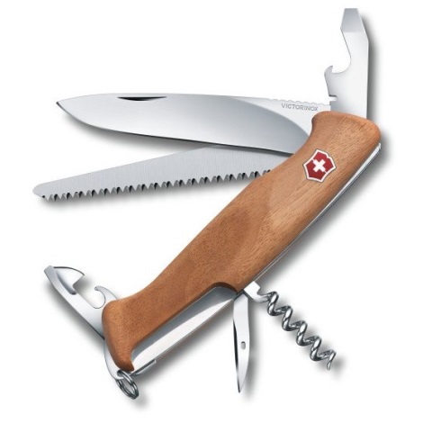 Victorinox - Večnamenski žepni nož 13 cm/10 funkcij les