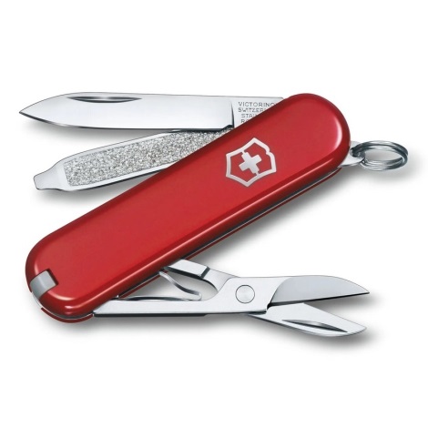 Victorinox - Večnamenski žepni nož 5,8 cm/7 funkcij rdeča