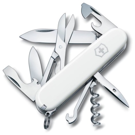 Victorinox - Večnamenski žepni nož 9,1 cm/14 funkcij bela