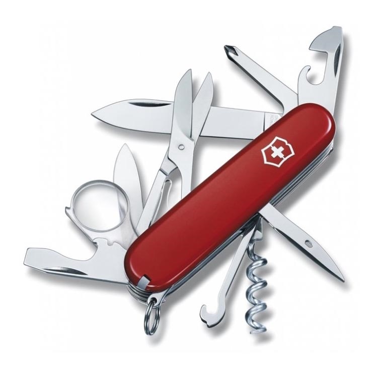 Victorinox - Večnamenski žepni nož 9,1 cm/16 funkcij rdeča