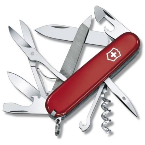 Victorinox - Večnamenski žepni nož 9,1 cm/18 funkcij rdeča