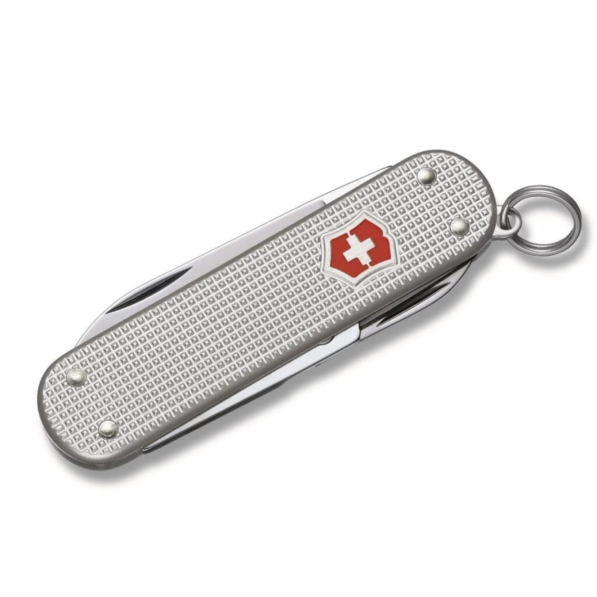 Victorinox - Večnamenski žepni nož CLASSIC ALOX 5,8 cm/5 funkcij srebrna