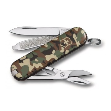 Victorinox - Večnamenski žepni nož CLASSIC SD 5,8 cm/7 funkcij kamuflaža