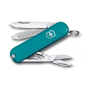 Victorinox - Večnamenski žepni nož CLASSIC SD 5,8 cm/7 funkcij turkizna