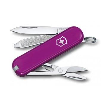 Victorinox - Večnamenski žepni nož CLASSIC SD 5,8 cm/7 funkcij vijolična