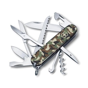 Victorinox - Večnamenski žepni nož HUNTSMAN 9,1 cm/15 funkcij kamuflaža
