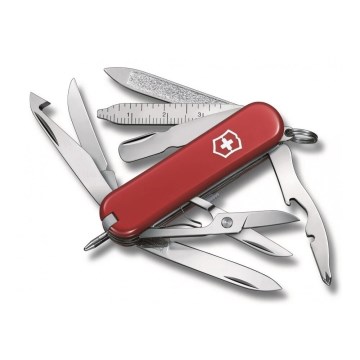 Victorinox - Večnamenski žepni nož MINICHAMP 5,8 cm/18 funkcij rdeča
