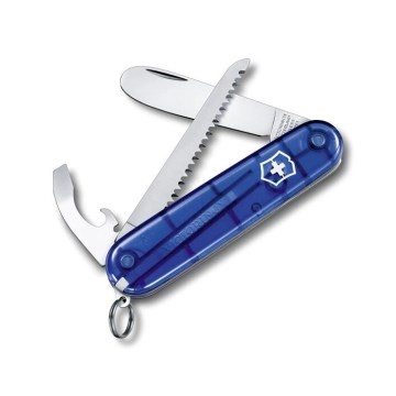 Victorinox - Večnamenski žepni nož MY FIRST VICTORINOX 8,4 cm/8 funkcij modra