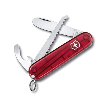 Victorinox - Večnamenski žepni nož MY FIRST VICTORINOX 8,4 cm/8 funkcij rdeča