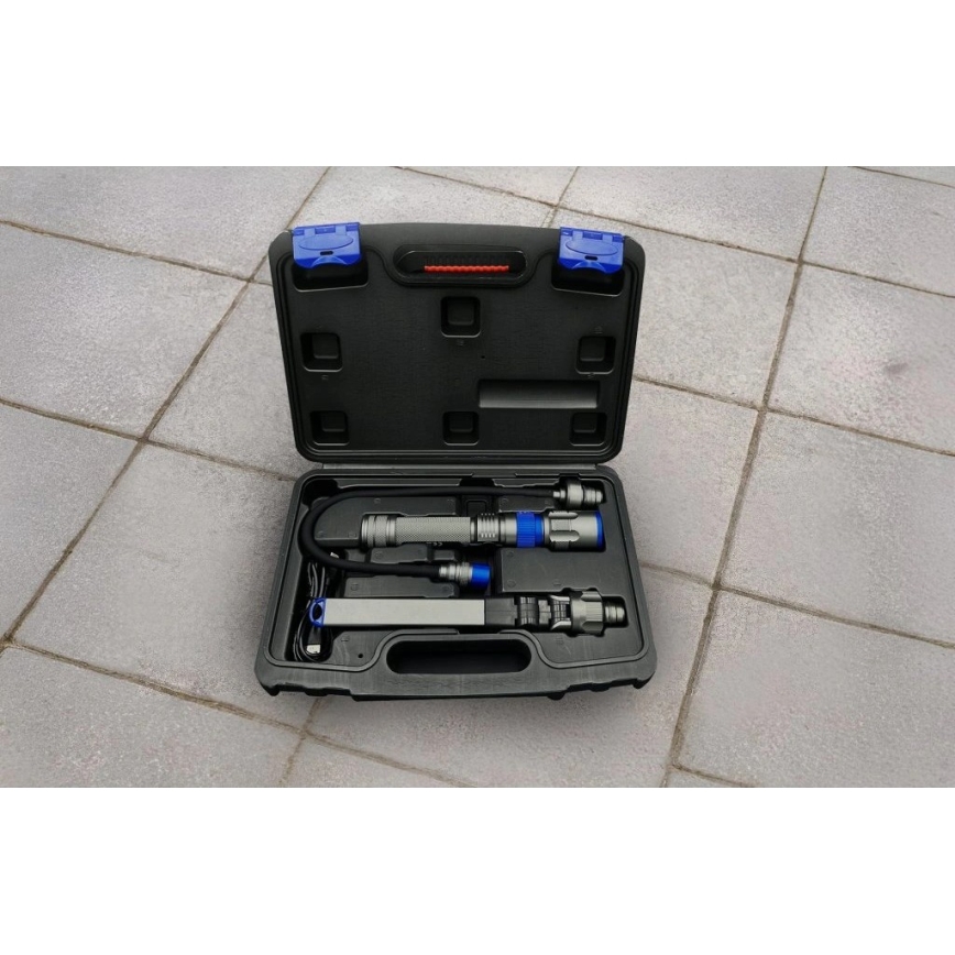 Viking - LED polnilna svetilka 3 v 1 LED/5V IPX4 380 lm 2200 mAh