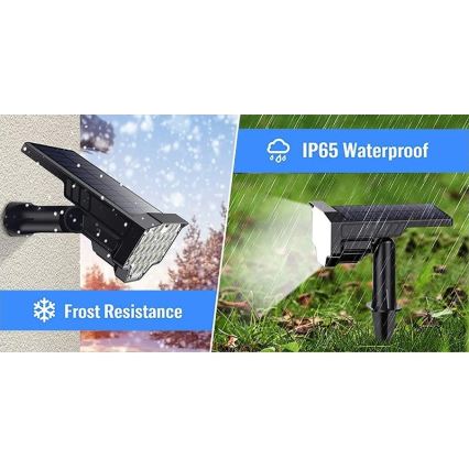 Viking - LED solarna svetilka LED/1W/3,7V IP65 6000K 2200 mAh