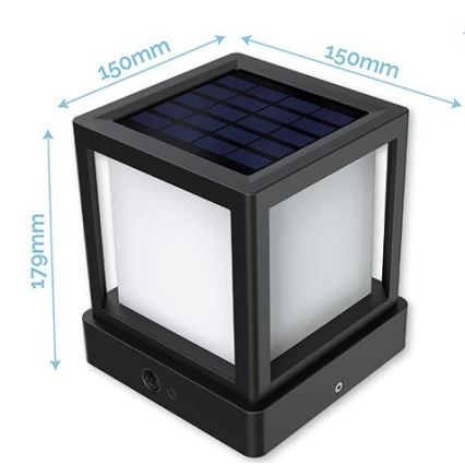 Viking - LED solarna svetilka s senzorjem LED/1,4W/3,7V IP54 4000K 2000 mAh