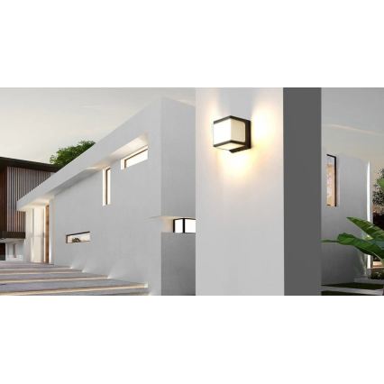 Viking - LED solarno stensko svetilo s senzorjem LED/1,5W/3,7V IP54 4000K 2000 mAh