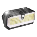 Viking - LED sončna stenska svetilka s senzorjem LED/2W/3,7V IP65 6000K 2200 mAh