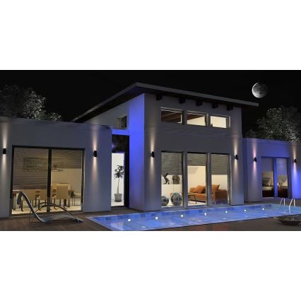 Viking - zatemnjevalna LED solarna stenska svetilka LED/1,5W/3,7V IP65 4000K 2000 mAh