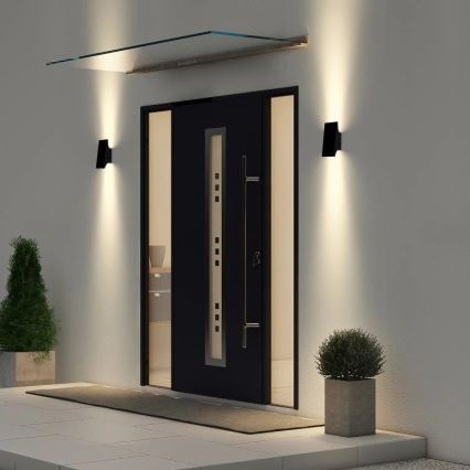 Viking - zatemnjevalna LED solarna stenska svetilka LED/1,5W/3,7V IP65 4000K 2000 mAh