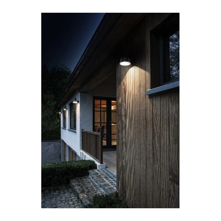 Viking - LED zatemnjevalna sončna stenska svetilka s senzorjem LED/1W/3,7V IP44 4000K 2000 mAh