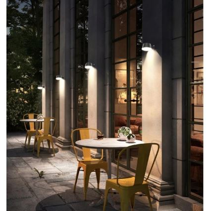 Viking - LED zatemnjevalna sončna stenska svetilka s senzorjem LED/1W/3,7V IP44 4000K 2000 mAh