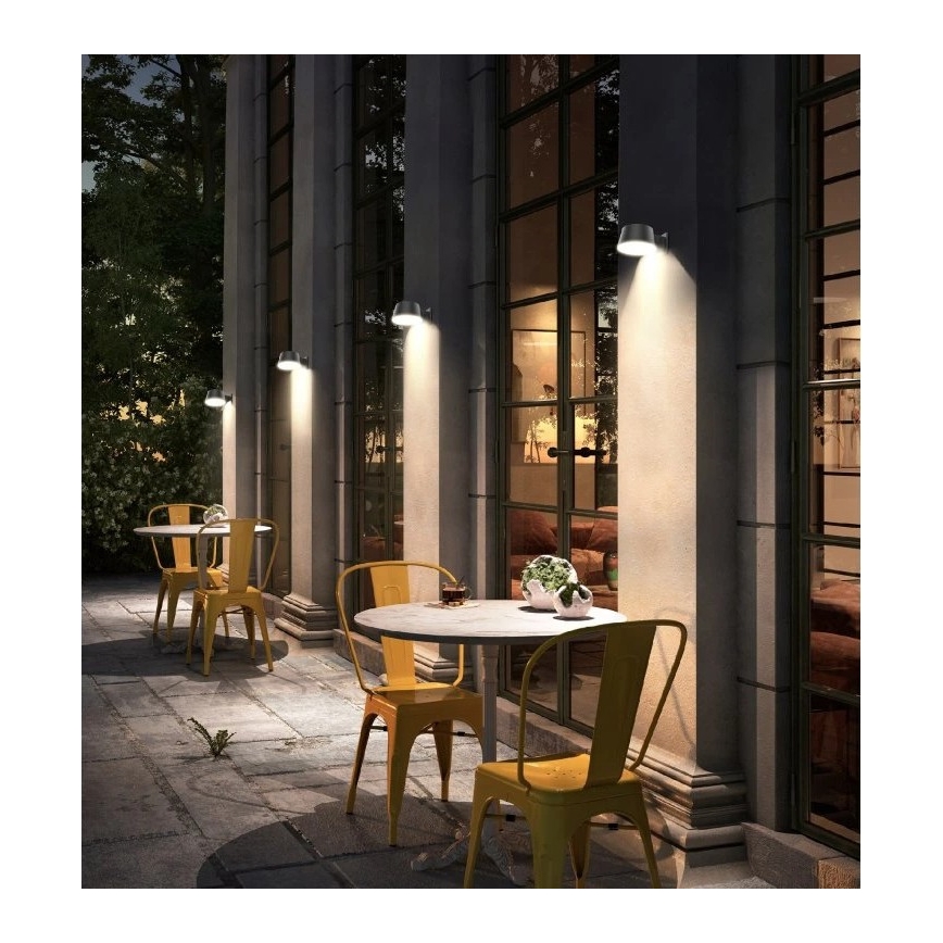 Viking - LED zatemnjevalna sončna stenska svetilka s senzorjem LED/1W/3,7V IP44 4000K 2000 mAh