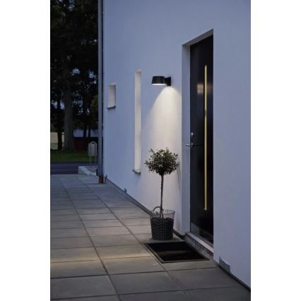 Viking - Zatemnjevalna LED solarna stenska svetilka s senzorjem LED/1W/3,7V IP44 4000K 2000 mAh