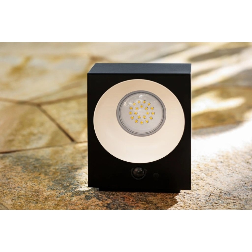 Viking - zatemljiva sončna stenska LED-svetilka s senzorjem LED/2W/3,7V IP65 4000K 2000 mAh