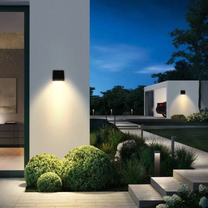 Viking - LED zatemnljivo sončno stensko svetilo s senzorjem LED/2W/3,7V IP54 4000K 2000 mAh