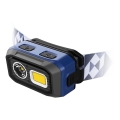 Viking - polnilna LED čelna svetilka z nastavljivo svetlostjo in senzorjem LED/5V IPX4 400 lm 3xAAA/1000 mAh