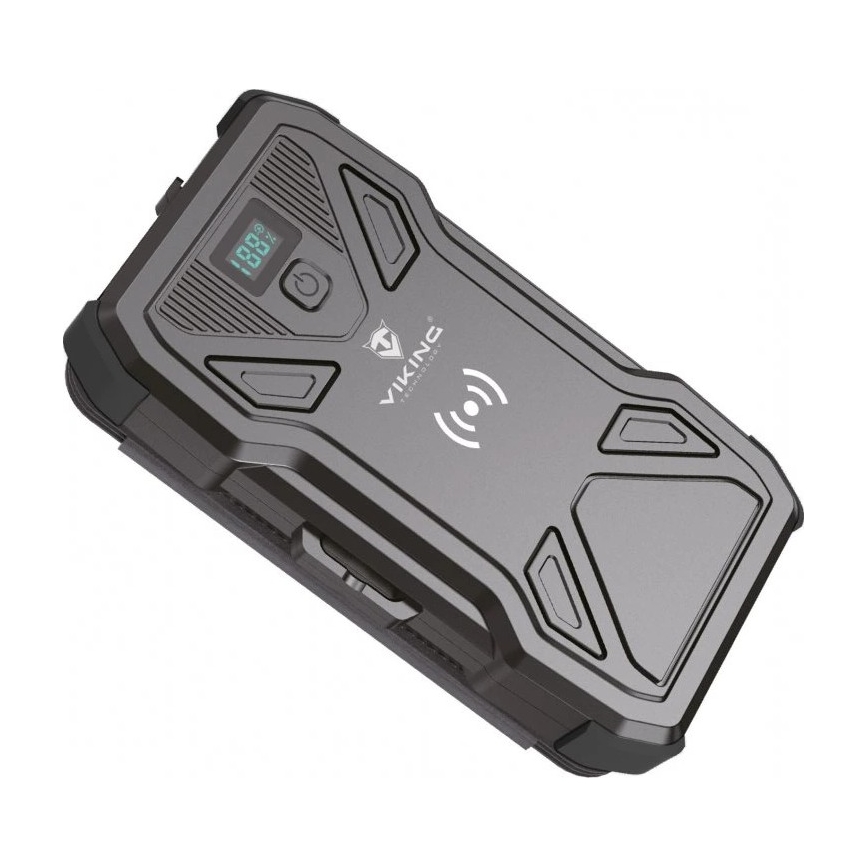 Viking - powerbank z LED svetilko, brezžičnim polnjenjem in solarnim panelom Power Delivery 22,5W/20000 mAh