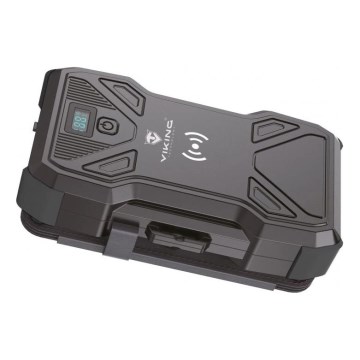 Viking - prenosna baterija z LED svetilko, brezžičnim polnjenjem in sončnim panelom Power Delivery 22,5W/30000 mAh