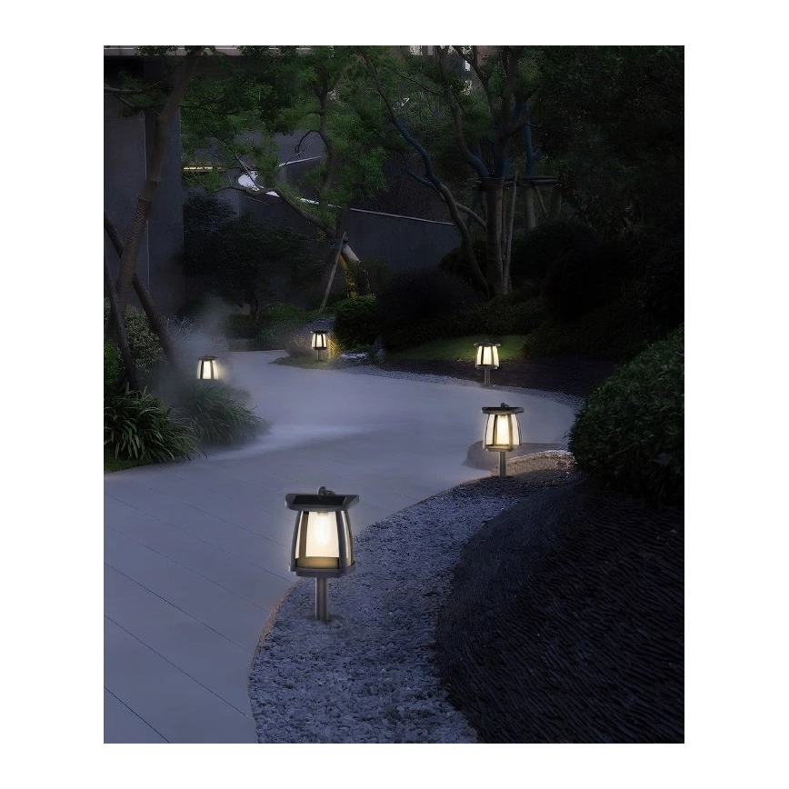 Viking - solarna LED svetilka s senzorjem LED/2W/3,7V IP54 4000K 2000 mAh