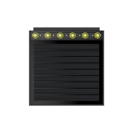 Viking - solarna LED stenska svetilka z nastavljivo svetlostjo LED/1W/3,7V IP54 4000K 2000 mAh