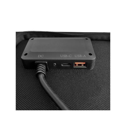 Viking - Sončni panel USB Power Delivery 60W/20V IPX4 črna