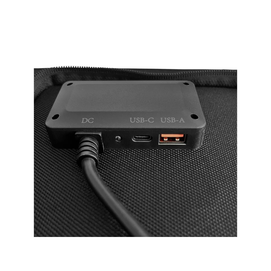 Viking - Sončni panel USB Power Delivery 60W/20V IPX4 črna