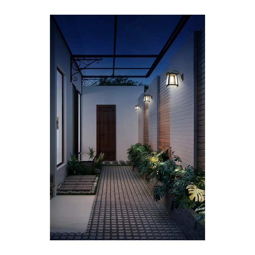 Viking - LED zatemnjiva sončna stenska svetilka LED/2W/3,7V IP54 4000K 2000 mAh