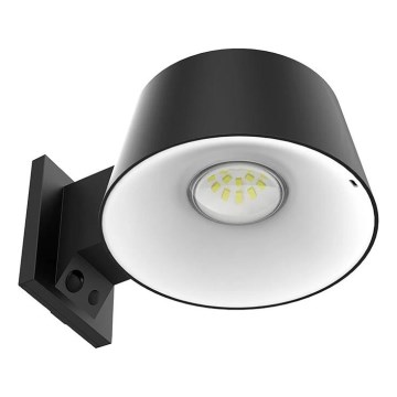 Viking - Zatemnjevalna LED solarna stenska svetilka s senzorjem LED/1W/3,7V IP44 4000K 2000 mAh